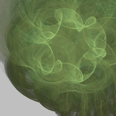 Fantezi kaotik renkli fraktal desen. Soyut Fraktal şekiller. 3D render resimde arka plan veya duvar kağıdı