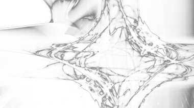 Fantezi kaotik renkli fraktal desen. Soyut Fraktal şekiller. 3D render resimde arka plan veya duvar kağıdı