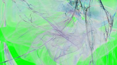 Fantezi kaotik renkli fraktal desen. Soyut Fraktal şekiller. 3D render resimde arka plan veya duvar kağıdı