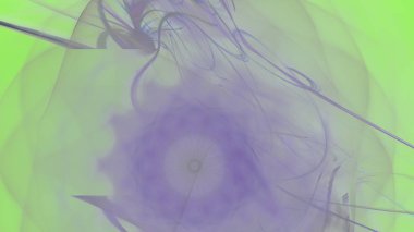 Fantezi kaotik renkli fraktal desen. Soyut Fraktal şekiller. 3D render resimde arka plan veya duvar kağıdı