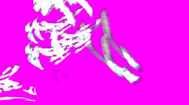 Fantezi kaotik renkli fraktal desen. Soyut Fraktal şekiller. 3D render resimde arka plan veya duvar kağıdı