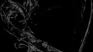 Fantezi kaotik renkli fraktal desen. Soyut Fraktal şekiller. 3D render resimde arka plan veya duvar kağıdı