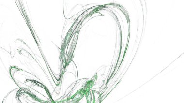 Fantezi kaotik renkli fraktal desen. Soyut Fraktal şekiller. 3D render resimde arka plan veya duvar kağıdı