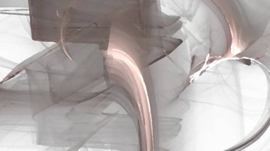 Fantezi kaotik renkli fraktal desen. Soyut Fraktal şekiller. 3D render resimde arka plan veya duvar kağıdı