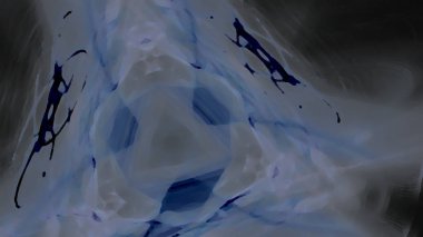 Fantezi kaotik renkli fraktal desen. Soyut Fraktal şekiller. 3D render resimde arka plan veya duvar kağıdı