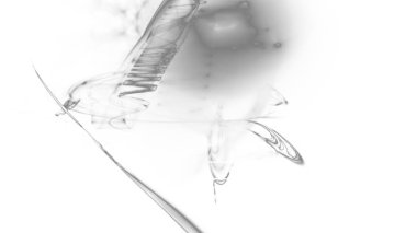 Fantezi kaotik renkli fraktal desen. Soyut Fraktal şekiller. 3D render resimde arka plan veya duvar kağıdı