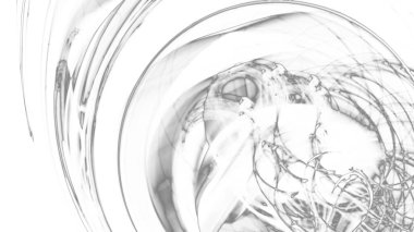 Fantezi kaotik renkli fraktal desen. Soyut Fraktal şekiller. 3D render resimde arka plan veya duvar kağıdı