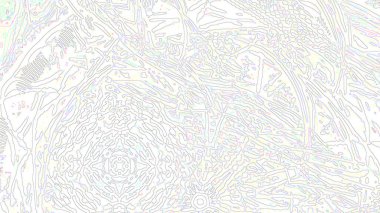 Fantezi kaotik renkli fraktal desen. Soyut Fraktal şekiller. 3D render resimde arka plan veya duvar kağıdı