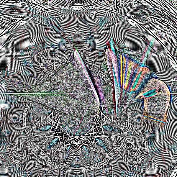 Fantasie chaotische kleurrijke fractale patroon. Abstracte fractale vormen. 3D rendering afbeelding achtergrond of behang — Stockfoto