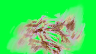 Fantezi kaotik renkli fraktal desen. Soyut Fraktal şekiller. 3D render resimde arka plan veya duvar kağıdı