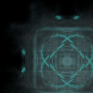 Fantezi kaotik renkli fraktal desen. Soyut Fraktal şekiller. 3D render resimde arka plan veya duvar kağıdı