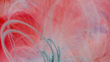 Fantezi kaotik renkli fraktal desen. Soyut Fraktal şekiller. 3D render resimde arka plan veya duvar kağıdı