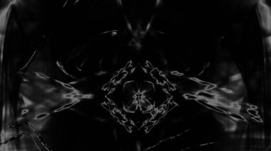 Fantezi kaotik renkli fraktal desen. Soyut Fraktal şekiller. 3D render resimde arka plan veya duvar kağıdı