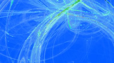 Fantezi kaotik renkli fraktal desen. Soyut Fraktal şekiller. 3D render resimde arka plan veya duvar kağıdı