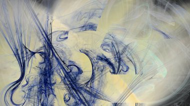 Fantezi kaotik renkli fraktal desen. Soyut Fraktal şekiller. 3D render resimde arka plan veya duvar kağıdı