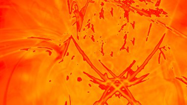 Fantezi kaotik renkli fraktal desen. Soyut Fraktal şekiller. 3D render resimde arka plan veya duvar kağıdı