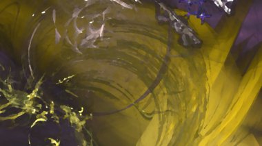 Fantezi kaotik renkli fraktal desen. Soyut Fraktal şekiller. 3D render resimde arka plan veya duvar kağıdı