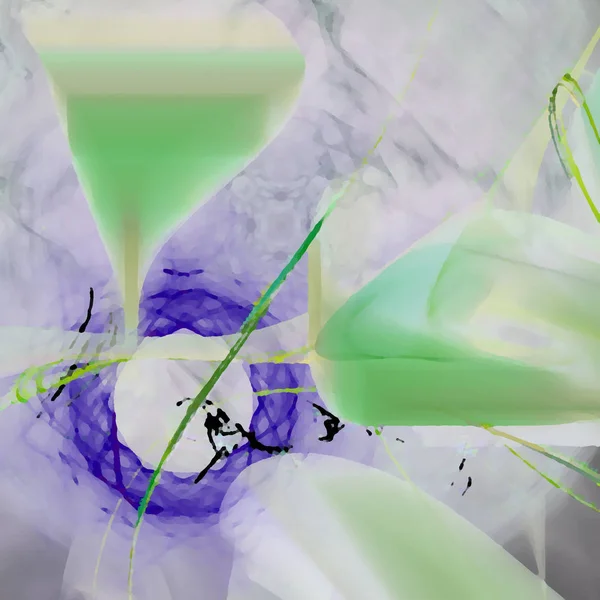 Fantezi kaotik renkli fraktal desen. Soyut Fraktal şekiller. 3D render resimde arka plan veya duvar kağıdı