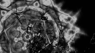 Fantezi kaotik renkli fraktal desen. Soyut Fraktal şekiller. 3D render resimde arka plan veya duvar kağıdı