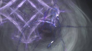 Fantezi kaotik renkli fraktal desen. Soyut Fraktal şekiller. 3D render resimde arka plan veya duvar kağıdı