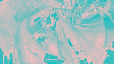 Fantezi kaotik renkli fraktal desen. Soyut Fraktal şekiller. 3D render resimde arka plan veya duvar kağıdı