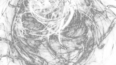 Fantezi kaotik renkli fraktal desen. Soyut Fraktal şekiller. 3D render resimde arka plan veya duvar kağıdı