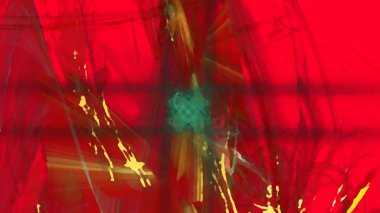 Fantezi kaotik renkli fraktal desen. Soyut Fraktal şekiller. 3D render resimde arka plan veya duvar kağıdı