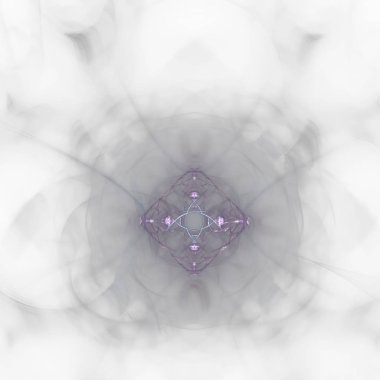 Fantezi kaotik renkli fraktal desen. Soyut Fraktal şekiller. 3D render resimde arka plan veya duvar kağıdı