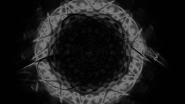 Fantezi kaotik renkli fraktal desen. Soyut Fraktal şekiller. 3D render resimde arka plan veya duvar kağıdı