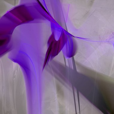 Fantezi kaotik renkli fraktal desen. Soyut Fraktal şekiller. 3D render resimde arka plan veya duvar kağıdı