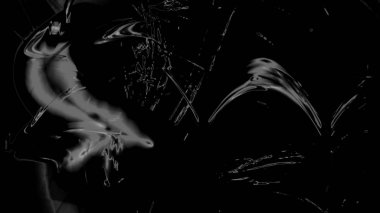 Fantezi kaotik renkli fraktal desen. Soyut Fraktal şekiller. 3D render resimde arka plan veya duvar kağıdı