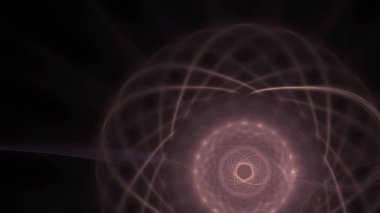 Fantezi kaotik renkli fraktal desen. Soyut Fraktal şekiller. 3D render resimde arka plan veya duvar kağıdı