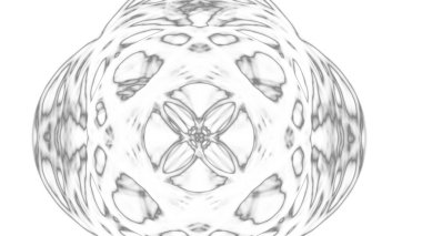 Fantezi kaotik renkli fraktal desen. Soyut Fraktal şekiller. 3D render resimde arka plan veya duvar kağıdı