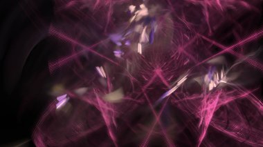 Fantezi kaotik renkli fraktal desen. Soyut Fraktal şekiller. 3D render resimde arka plan veya duvar kağıdı