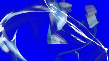 Fantezi kaotik renkli fraktal desen. Soyut Fraktal şekiller. 3D render resimde arka plan veya duvar kağıdı