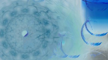 Fantezi kaotik renkli fraktal desen. Soyut Fraktal şekiller. 3D render resimde arka plan veya duvar kağıdı