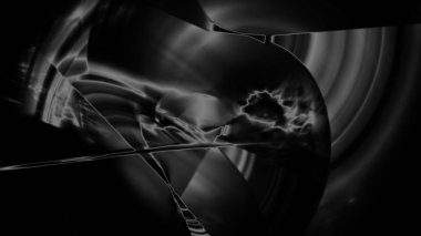 Fantezi kaotik renkli fraktal desen. Soyut Fraktal şekiller. 3D render resimde arka plan veya duvar kağıdı