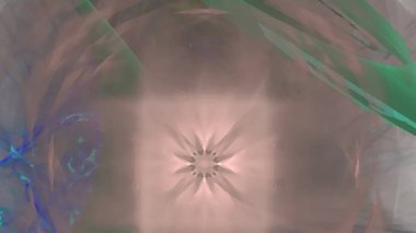 Fantezi kaotik renkli fraktal desen. Soyut Fraktal şekiller. 3D render resimde arka plan veya duvar kağıdı