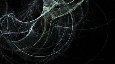 Fantezi kaotik renkli fraktal desen. Soyut Fraktal şekiller. 3D render resimde arka plan veya duvar kağıdı