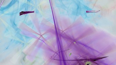 Fantezi kaotik renkli fraktal desen. Soyut Fraktal şekiller. 3D render resimde arka plan veya duvar kağıdı