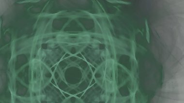 Fantezi kaotik renkli fraktal desen. Soyut Fraktal şekiller. 3D render resimde arka plan veya duvar kağıdı