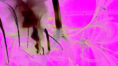 Fantezi kaotik renkli fraktal desen. Soyut Fraktal şekiller. 3D render resimde arka plan veya duvar kağıdı