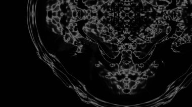 Fantezi kaotik renkli fraktal desen. Soyut Fraktal şekiller. 3D render resimde arka plan veya duvar kağıdı