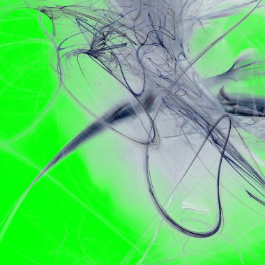 Fantezi kaotik renkli fraktal desen. Soyut Fraktal şekiller. 3D render resimde arka plan veya duvar kağıdı