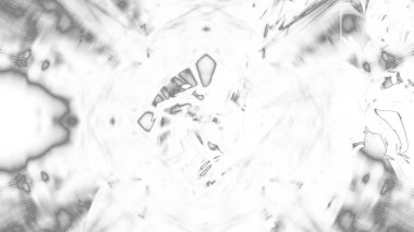 Fantezi kaotik renkli fraktal desen. Soyut Fraktal şekiller. 3D render resimde arka plan veya duvar kağıdı