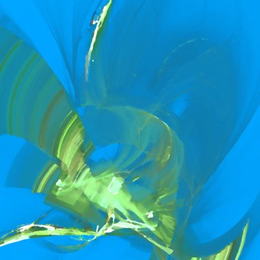 Fantezi kaotik renkli fraktal desen. Soyut Fraktal şekiller. 3D render resimde arka plan veya duvar kağıdı