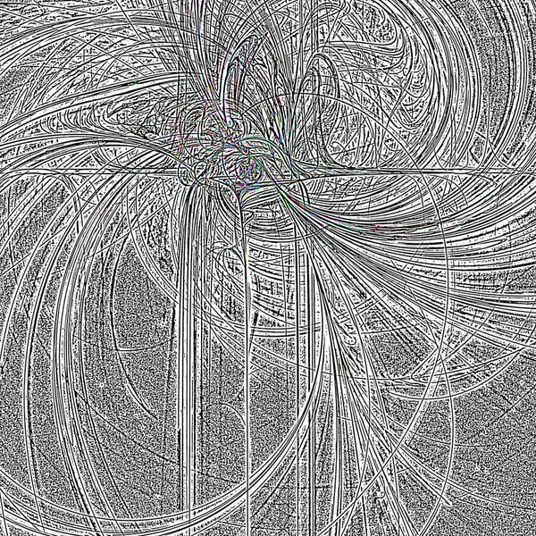 Fantasie chaotische bunte Fraktalmuster. abstrakte fraktale Formen. 3D-Rendering Illustration Hintergrund oder Tapete — Stockfoto