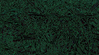 Fantezi kaotik renkli fraktal desen. Soyut Fraktal şekiller. 3D render resimde arka plan veya duvar kağıdı