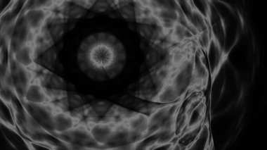 Fantezi kaotik renkli fraktal desen. Soyut Fraktal şekiller. 3D render resimde arka plan veya duvar kağıdı