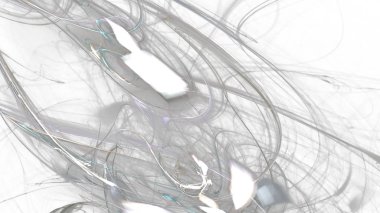 Fantezi kaotik renkli fraktal desen. Soyut Fraktal şekiller. 3D render resimde arka plan veya duvar kağıdı